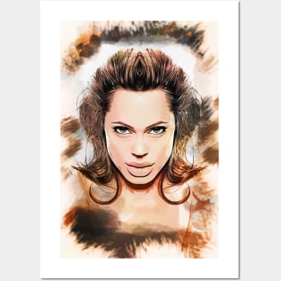 Angelina Jolie - Caricature Posters and Art